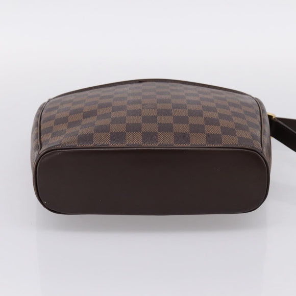 LOUIS VUITTON Damier Ebene Ipanema GM Shoulder Bag N51292 LV Auth ka6441A