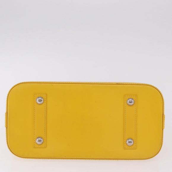 LOUIS VUITTON Epi Alma PM Hand Bag Yellow citron M40619 LV Auth ka6442A