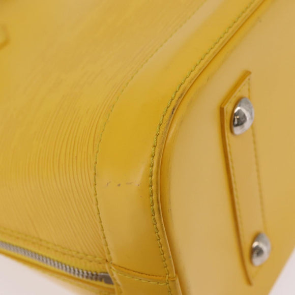 LOUIS VUITTON Epi Alma PM Hand Bag Yellow citron M40619 LV Auth ka6442A