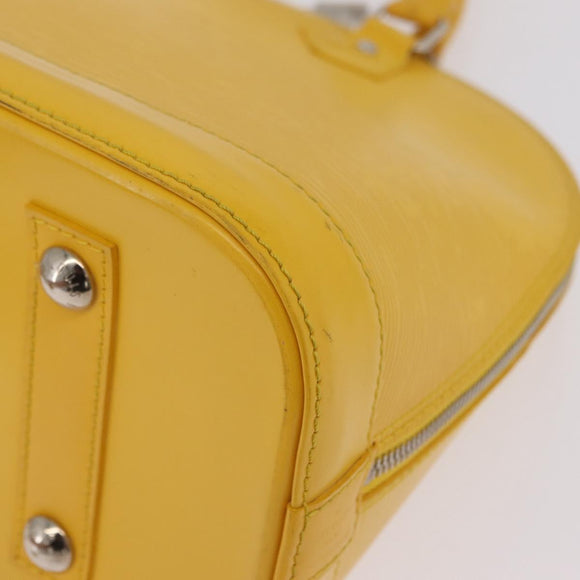 LOUIS VUITTON Epi Alma PM Hand Bag Yellow citron M40619 LV Auth ka6442A