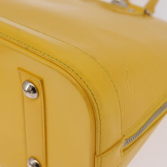 LOUIS VUITTON Epi Alma PM Hand Bag Yellow citron M40619 LV Auth ka6442A