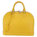 LOUIS VUITTON Epi Alma PM Hand Bag Yellow citron M40619 LV Auth ka6442A-13