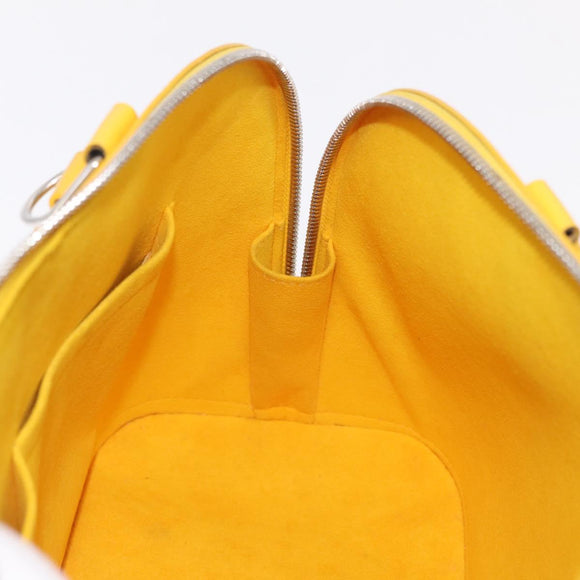 LOUIS VUITTON Epi Alma PM Hand Bag Yellow citron M40619 LV Auth ka6442A