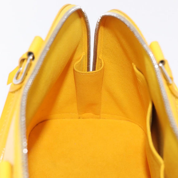 LOUIS VUITTON Epi Alma PM Hand Bag Yellow citron M40619 LV Auth ka6442A