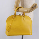 LOUIS VUITTON Epi Alma PM Hand Bag Yellow citron M40619 LV Auth ka6442A-26