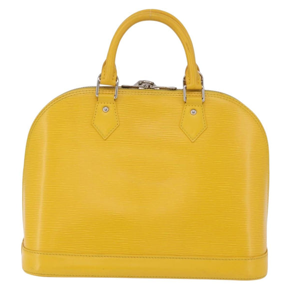LOUIS VUITTON Epi Alma PM Hand Bag Yellow citron M40619 LV Auth ka6442A