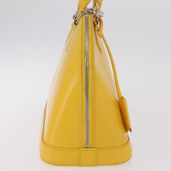 LOUIS VUITTON Epi Alma PM Hand Bag Yellow citron M40619 LV Auth ka6442A