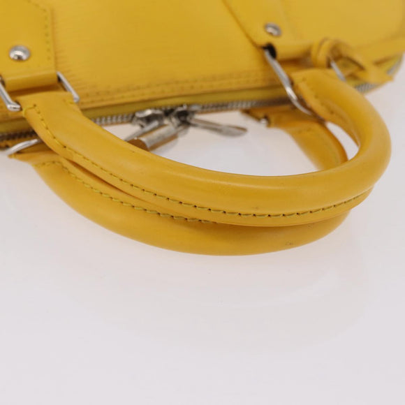 LOUIS VUITTON Epi Alma PM Hand Bag Yellow citron M40619 LV Auth ka6442A