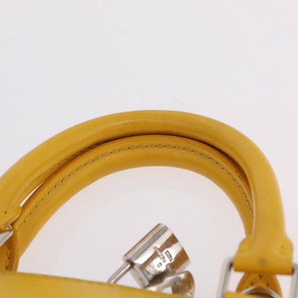LOUIS VUITTON Epi Alma PM Hand Bag Yellow citron M40619 LV Auth ka6442A