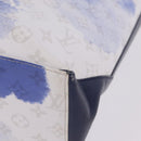 LOUIS VUITTON Monogram Watercolor Weekend Tote GM Blue M45755 LV Auth ka6444M-14