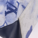 LOUIS VUITTON Monogram Watercolor Weekend Tote GM Blue M45755 LV Auth ka6444M-15
