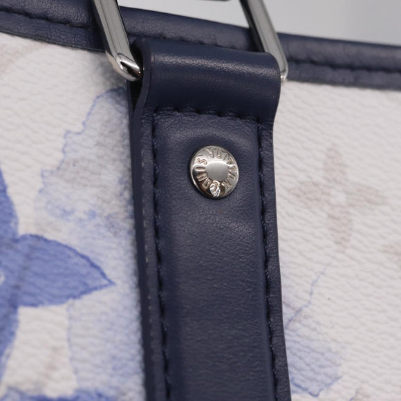 LOUIS VUITTON Monogram Watercolor Weekend Tote GM Blue M45755 LV Auth ka6444M
