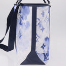 LOUIS VUITTON Monogram Watercolor Weekend Tote GM Blue M45755 LV Auth ka6444M-4