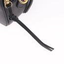 GUCCI Snake Shoulder Bag Leather Black Gold Tone 453565 Auth ka6449V-21