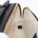 GUCCI Snake Shoulder Bag Leather Black Gold Tone 453565 Auth ka6449V-24