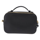 GUCCI Snake Shoulder Bag Leather Black Gold Tone 453565 Auth ka6449V-2