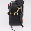 GUCCI Snake Shoulder Bag Leather Black Gold Tone 453565 Auth ka6449V-4
