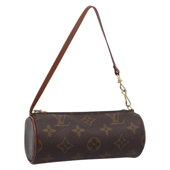 LOUIS VUITTON Monogram Papillon Pouch Pouch LV Auth ka6451A