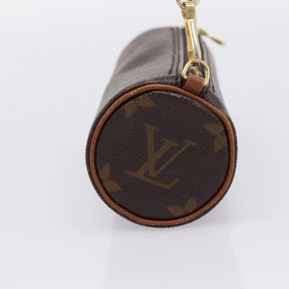 LOUIS VUITTON Monogram Papillon Pouch Pouch LV Auth ka6451A