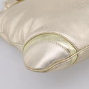 LOEWE Hand Bag Leather Gold Auth ka6452A-16