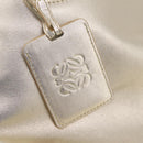 LOEWE Hand Bag Leather Gold Auth ka6452A-25