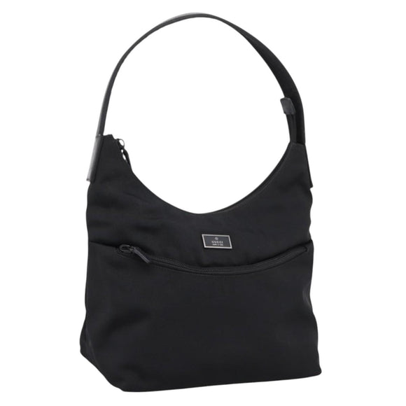 GUCCI Hand Bag Nylon Black 001 3386 Auth ka6457