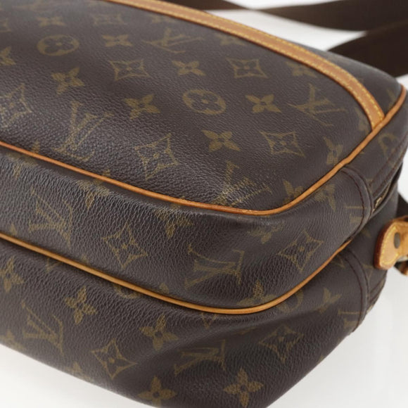 LOUIS VUITTON Monogram Reporter PM Shoulder Bag M45254 LV Auth ka646