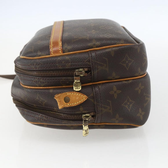 LOUIS VUITTON Monogram Reporter PM Shoulder Bag M45254 LV Auth ka646