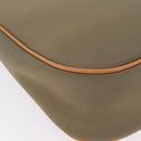 BURBERRY Shoulder Bag Canvas Beige Gold Tone Auth ka6461-13