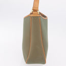 BURBERRY Shoulder Bag Canvas Beige Gold Tone Auth ka6461-5