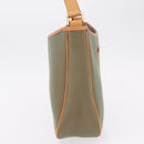 BURBERRY Shoulder Bag Canvas Beige Gold Tone Auth ka6461-6