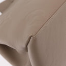 LOUIS VUITTON Monogram Empreinte Grand Palais MM Bag Beige M45833 Auth ka6462M-10