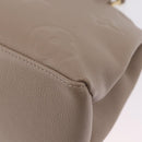 LOUIS VUITTON Monogram Empreinte Grand Palais MM Bag Beige M45833 Auth ka6462M-19