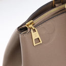 LOUIS VUITTON Monogram Empreinte Grand Palais MM Bag Beige M45833 Auth ka6462M-20