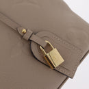 LOUIS VUITTON Monogram Empreinte Grand Palais MM Bag Beige M45833 Auth ka6462M-23