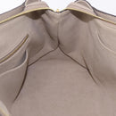LOUIS VUITTON Monogram Empreinte Grand Palais MM Bag Beige M45833 Auth ka6462M-24