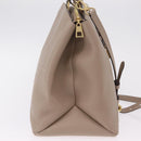 LOUIS VUITTON Monogram Empreinte Grand Palais MM Bag Beige M45833 Auth ka6462M-4