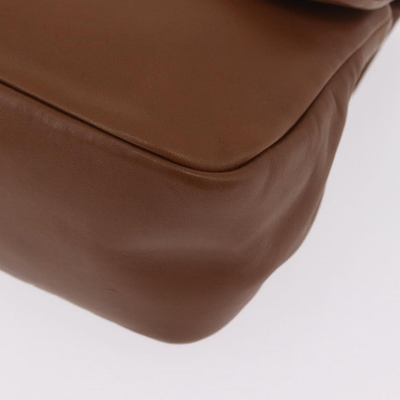 Saint Laurent Jamie Small Chain Shoulder Bag Leather Brown 763475 Auth ka6466SAM