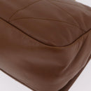 Saint Laurent Jamie Small Chain Shoulder Bag Leather Brown 763475 Auth ka6466SAM-16
