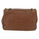 Saint Laurent Jamie Small Chain Shoulder Bag Leather Brown 763475 Auth ka6466SAM-2