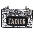 Christian Dior J'adior Chain Shoulder Bag Leather Black Silver Auth ka6468SAM-2
