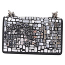 Christian Dior J'adior Chain Shoulder Bag Leather Black Silver Auth ka6468SAM-3