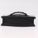 Christian Dior J'adior Chain Shoulder Bag Leather Black Silver Auth ka6468SAM-9