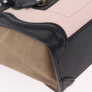 CELINE Luggage Nano Shopper Hand Bag Leather 2way Pink Gold Tone Auth ka6469V-16