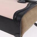 CELINE Luggage Nano Shopper Hand Bag Leather 2way Pink Gold Tone Auth ka6469V-19