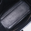 CELINE Luggage Nano Shopper Hand Bag Leather 2way Pink Gold Tone Auth ka6469V-10
