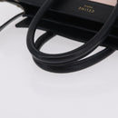 CELINE Luggage Nano Shopper Hand Bag Leather 2way Pink Gold Tone Auth ka6469V-7
