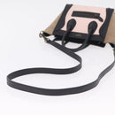 CELINE Luggage Nano Shopper Hand Bag Leather 2way Pink Gold Tone Auth ka6469V-8
