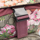 GUCCI GG Blooms Backpack PVC Leather Beige Silver 410544 Auth ka6474A-9
