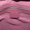 GUCCI GG Blooms Backpack PVC Leather Beige Silver 410544 Auth ka6474A-22
